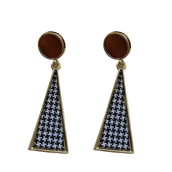 1 Pair Dangle Earrings Heart Rhinestones Jewelry Korean Style Faux Pearls Stud Earrings Birthday Gifts Image 3