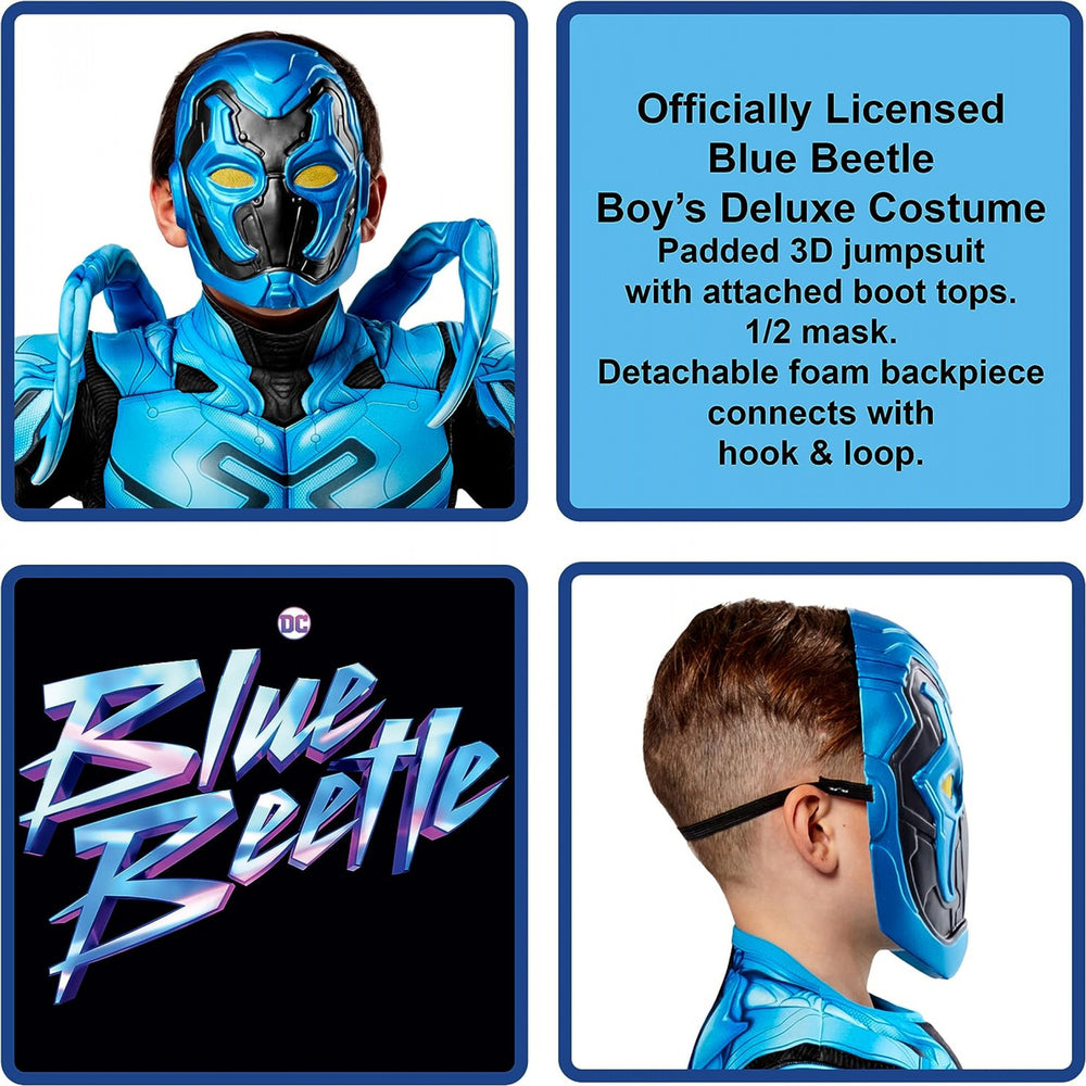 Blue Beetle Deluxe Kids Costume Image 2