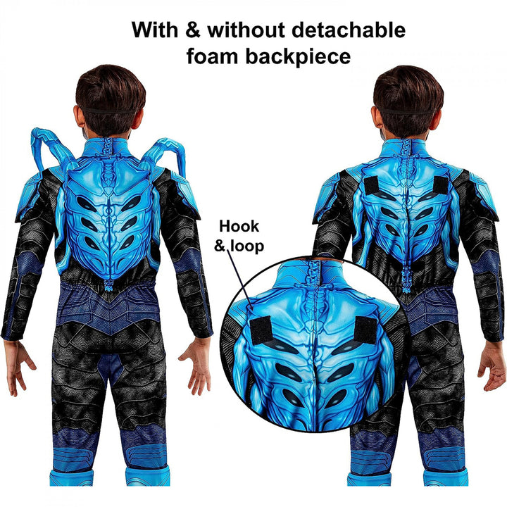 Blue Beetle Deluxe Kids Costume Image 3
