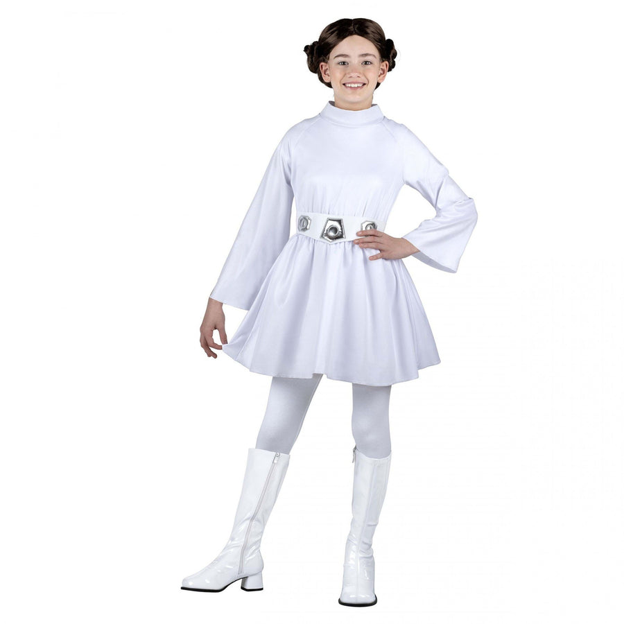 Star Wars Princess Leia Deluxe Girls Costume Image 1