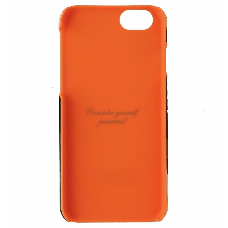Ted Baker Salso Slim Hard Case Cover iPhone 6s 6 - Matte Black/Flowers/Orange Image 2