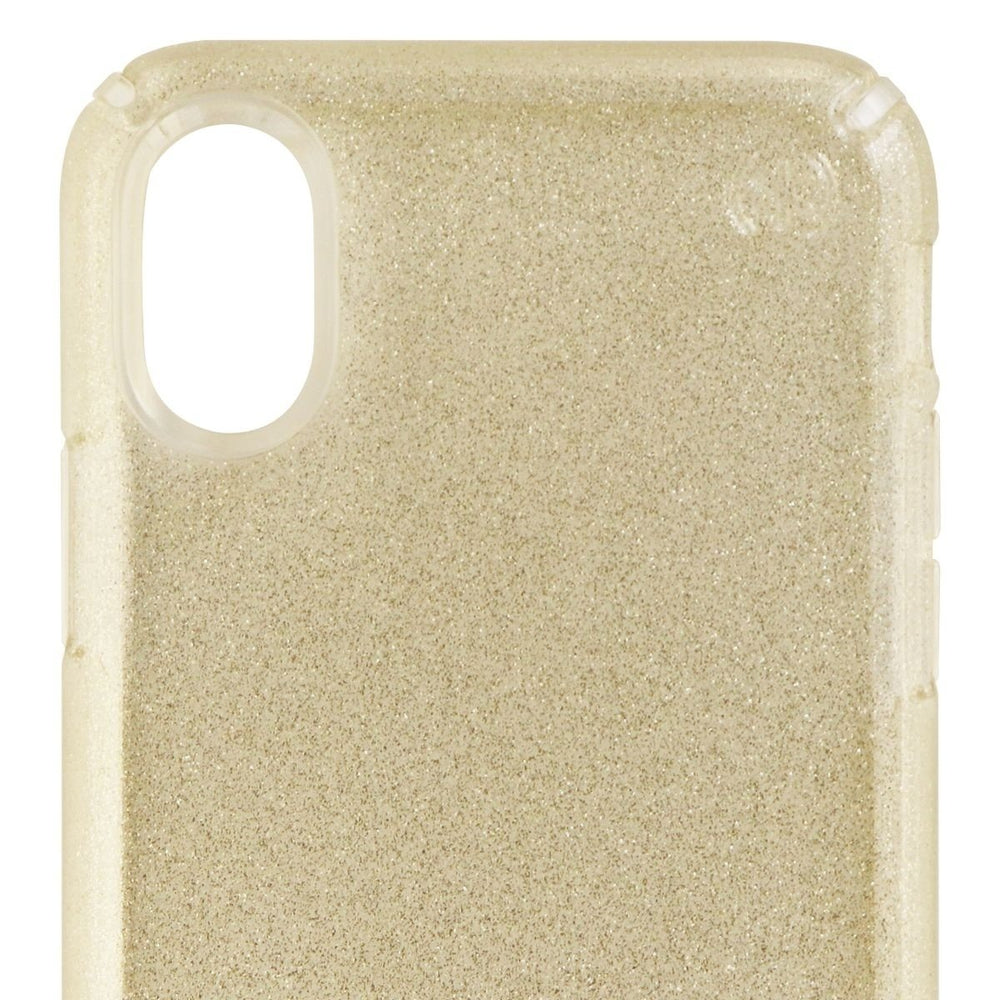 Speck Presidio Clear + Glitter Case for Apple iPhone XS and X - Clear/Gold Glitter (Refurbished) Image 2