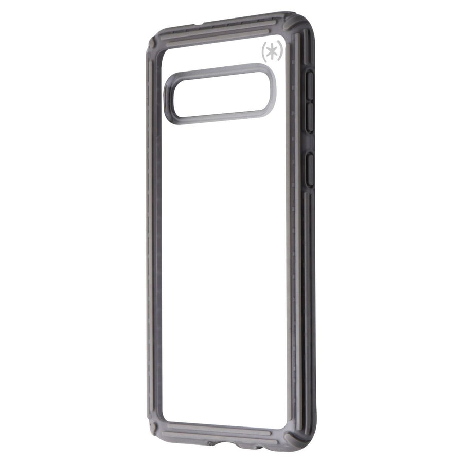 Speck Presidio V-Grip Series Case for Samsung Galaxy S10 - Clear / Gray Image 1