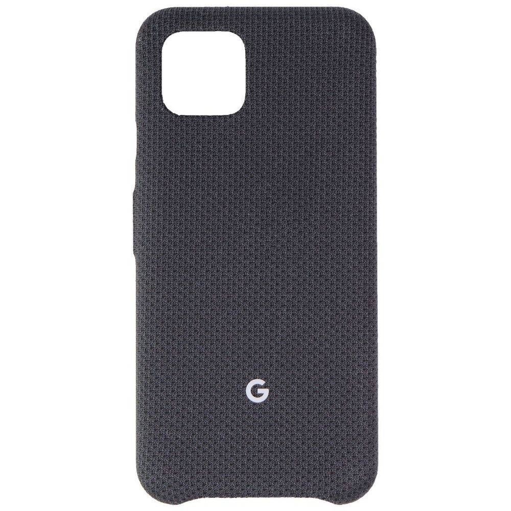 Official Google Fabric Case for Google Pixel 4 Smartphones - Just Black Image 2