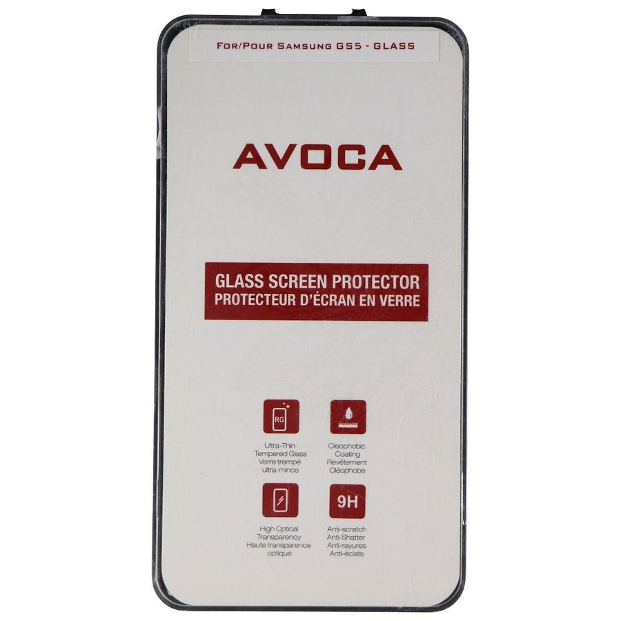 Avoca Glass Screen Protector for Samsung Galaxy S5 Smartphone - Clear Image 1