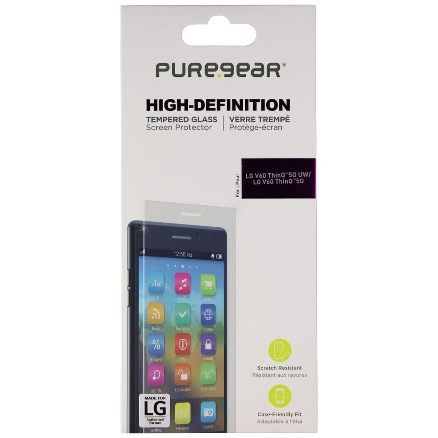 PureGear HD Screen Protector for Samsung LG V60 ThinQ 5G UW / LG V60 ThinQ 5G Image 1
