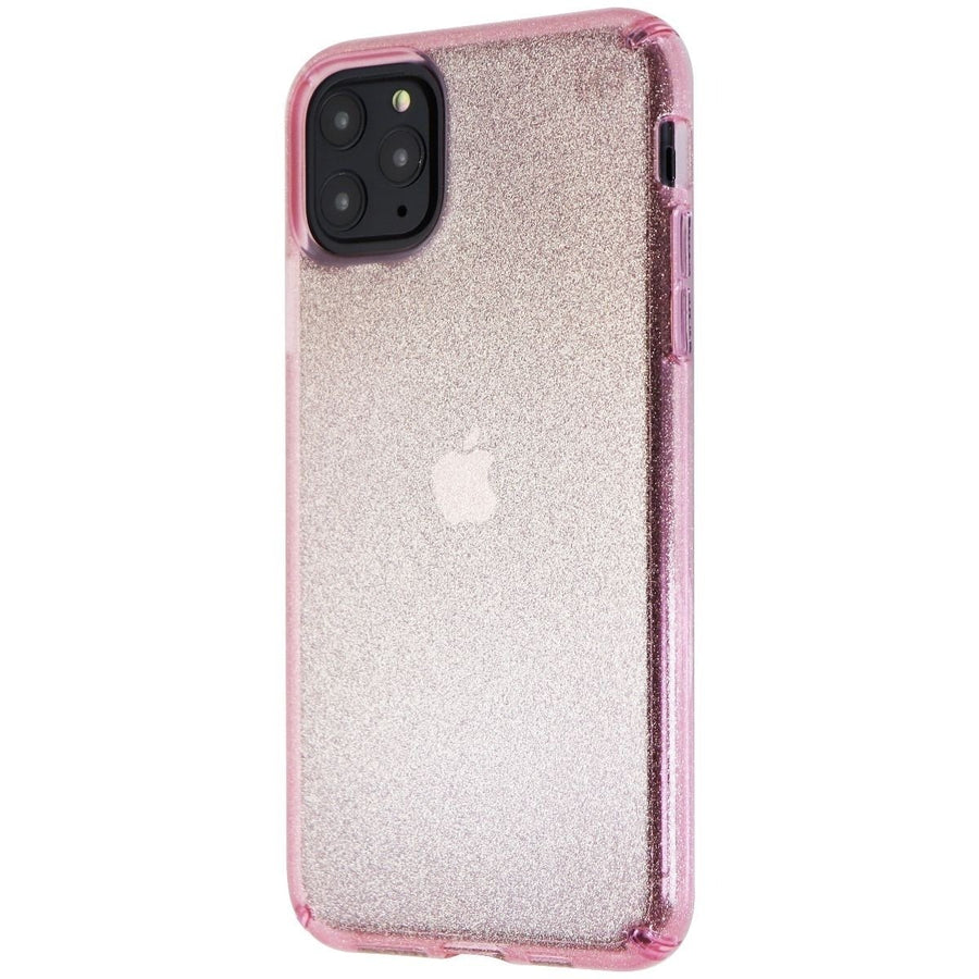 Speck Presidio Clear + Glitter Case for iPhone 11 Pro Max - Bella Pink/Glitter Image 1