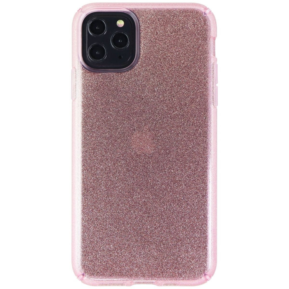Speck Presidio Clear + Glitter Case for iPhone 11 Pro Max - Bella Pink/Glitter Image 2