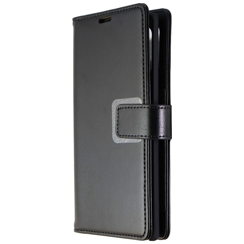 SkechPolo Book Wallet Cover with Detachable Case for Galaxy Note10 - Black Image 2