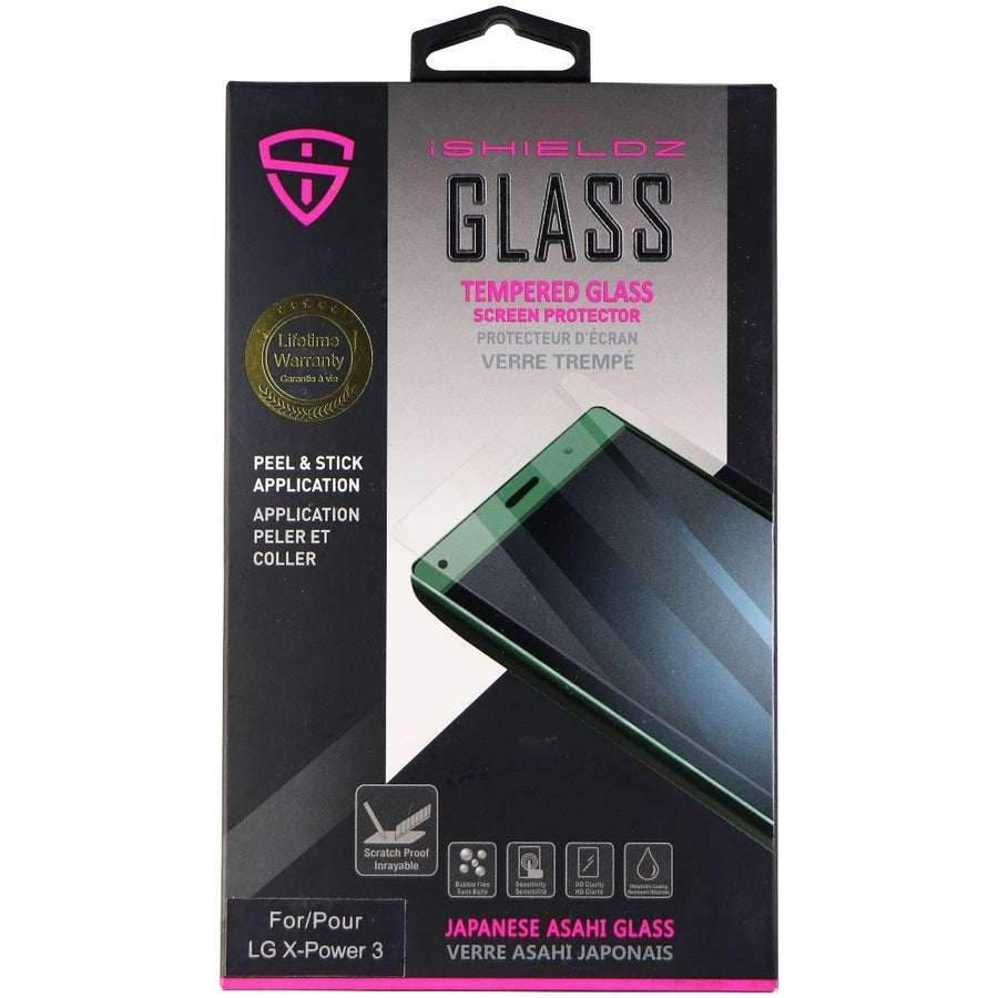 iShieldz Asahi Tempered Glass Screen Protector for LG X-Power 3 - Clear Image 1