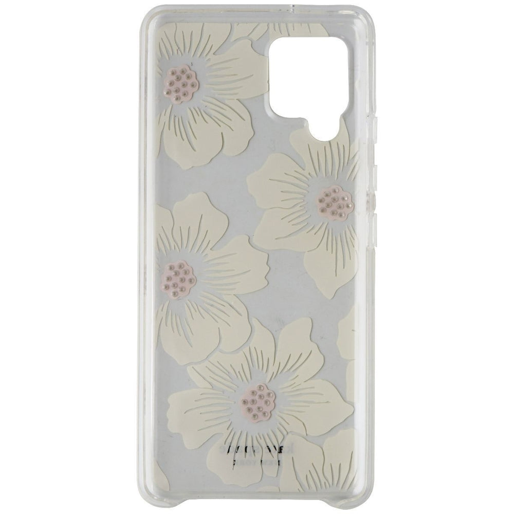 Kate Spade Hardshell Case for Samsung Galaxy A42 5G - Hollyhock Floral Clear Image 2