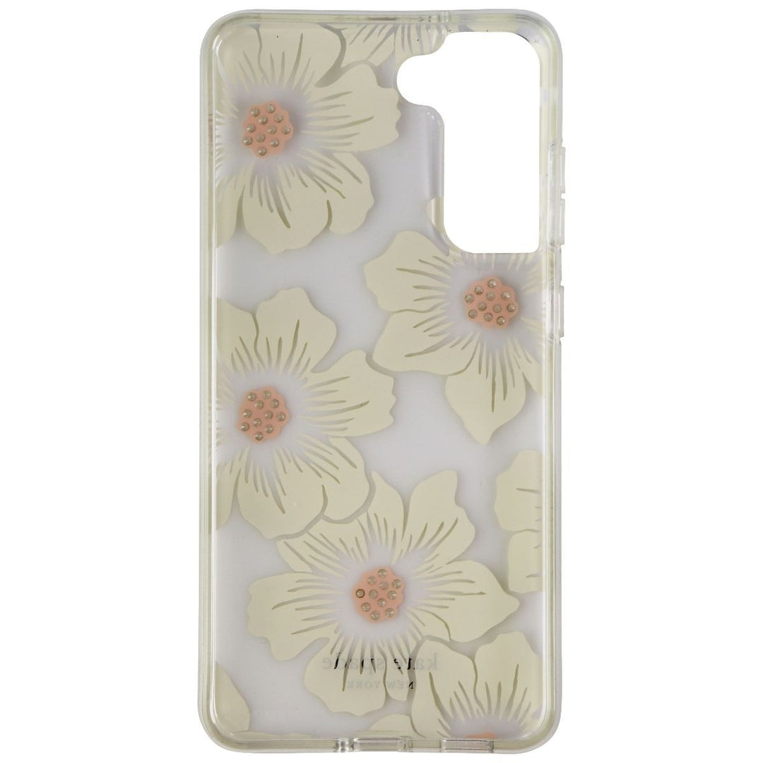 Kate Spade Protective Hardshell Case for Galaxy S21 FE 5G - HollyHock Floral Image 3