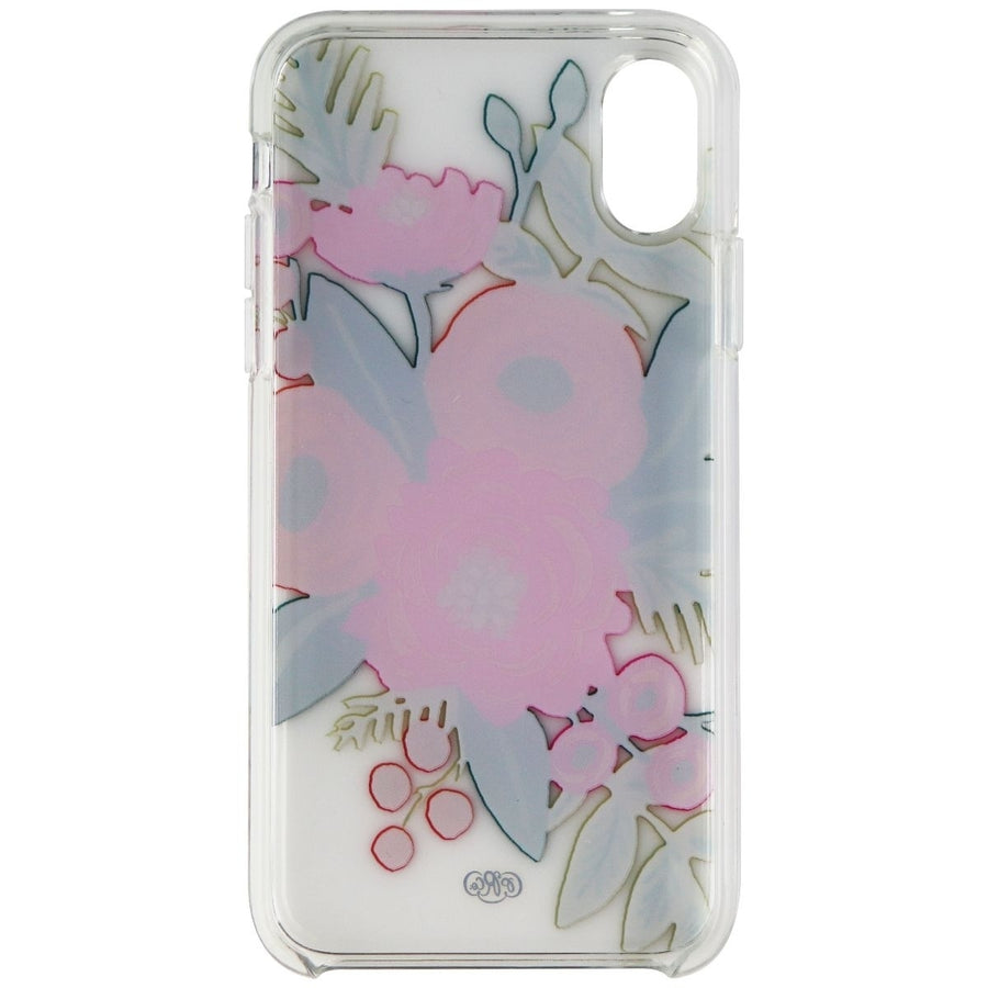 Rifle Paper Co. Protective Series Case for Apple iPhone X - Clear/ Floral Image 1