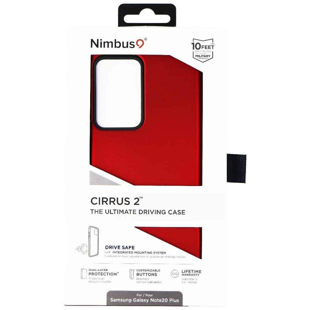 Nimbus9 Cirrus 2 Series Case for Samsung Galaxy Note20 Ultra 5G - Red/Black Image 4