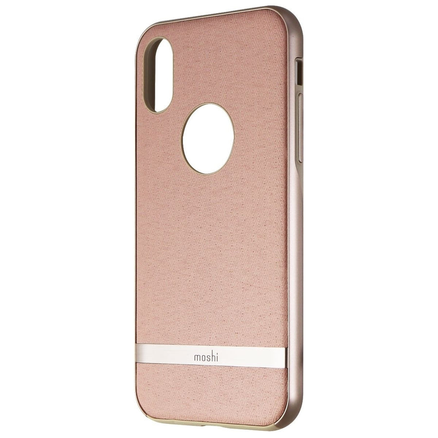 Moshi Vesta Textured Hardshell Protective Case for Apple iPhone X - Pink Image 1
