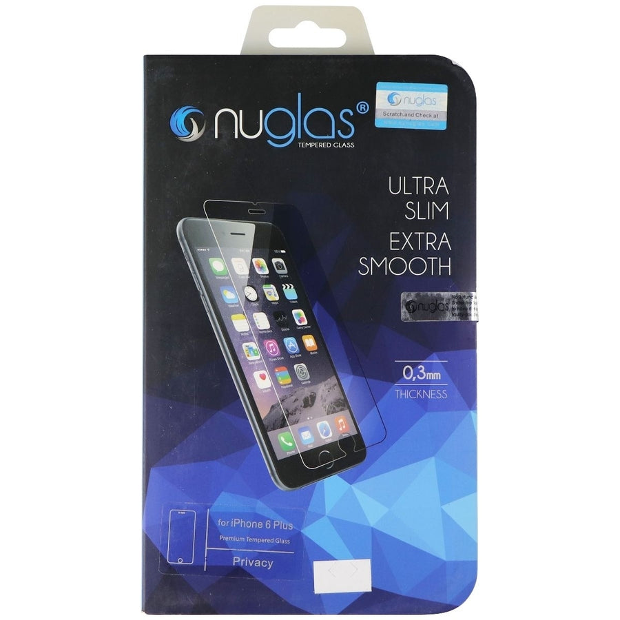 Nuglas Tempered Glass Screen Protector for iPhone 6+ (Plus) - Privacy Tinted Image 1