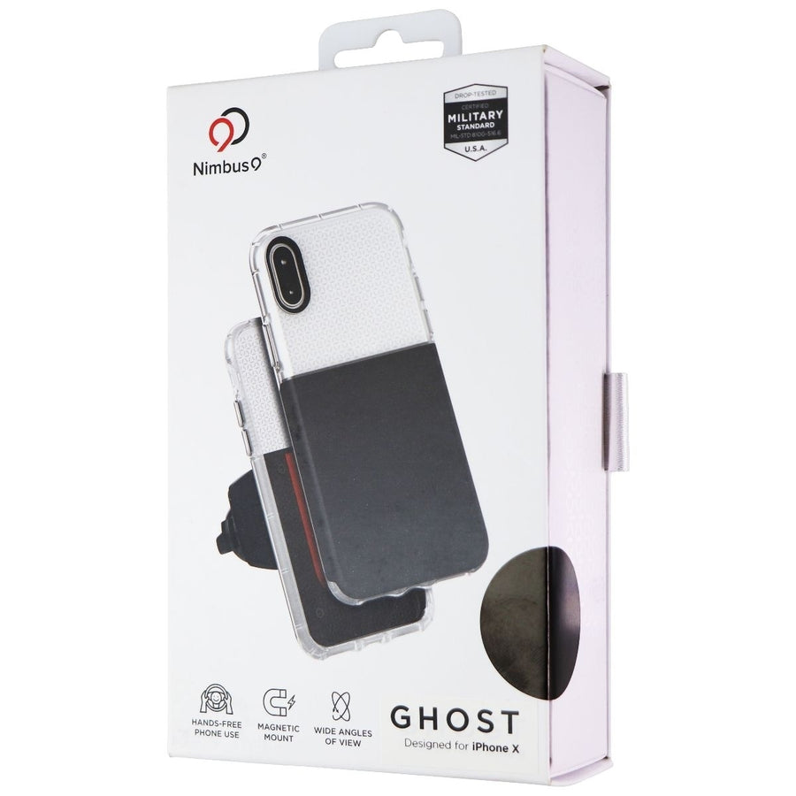Nimbus9 Ghost Series Case and Mount Kit for iPhone Xs/X - Black/Clear Image 1