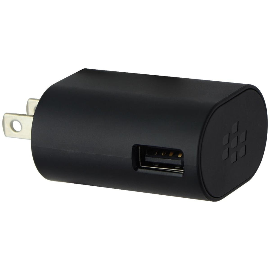 BlackBerry (5V/1.3A) Single USB Wall Charger Travel Adapter - Black (RM0302) Image 1