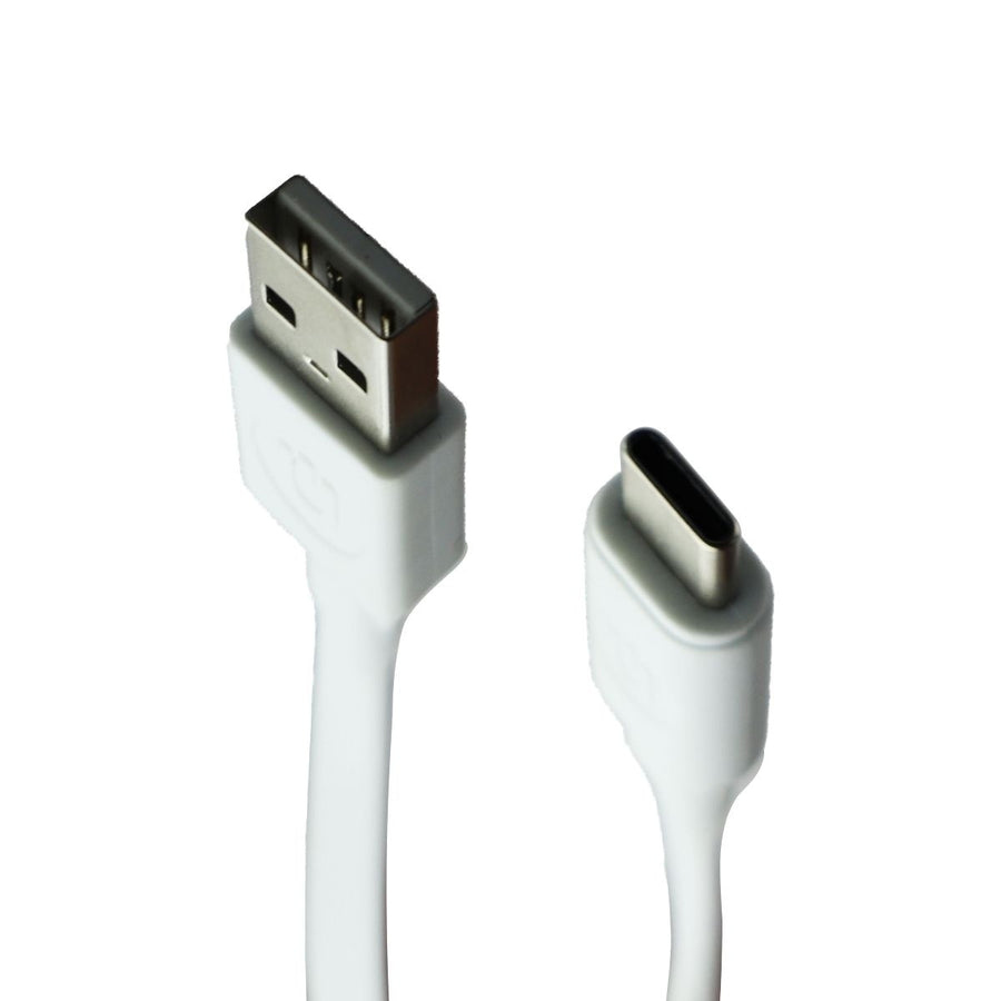 UBREAKIFIX (3-Ft) Flat Series USB-C to USB Charge and Sync Cable - White Image 1