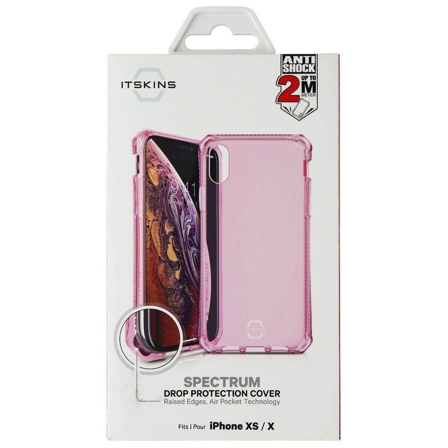 ITSKINS Spectrum Clear Case for Apple iPhone Xs/X - Light Pink Image 1
