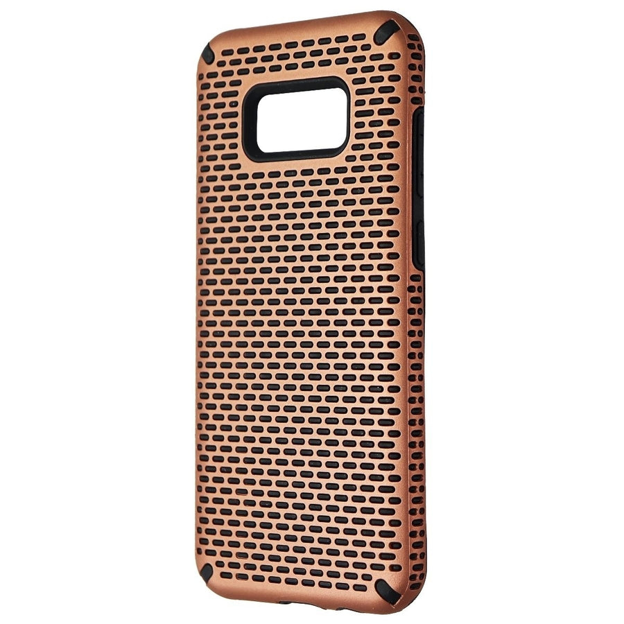 Zizo Echo Series Compatible with Samsung Galaxy S8 Plus Case Rose Gold Black Image 1