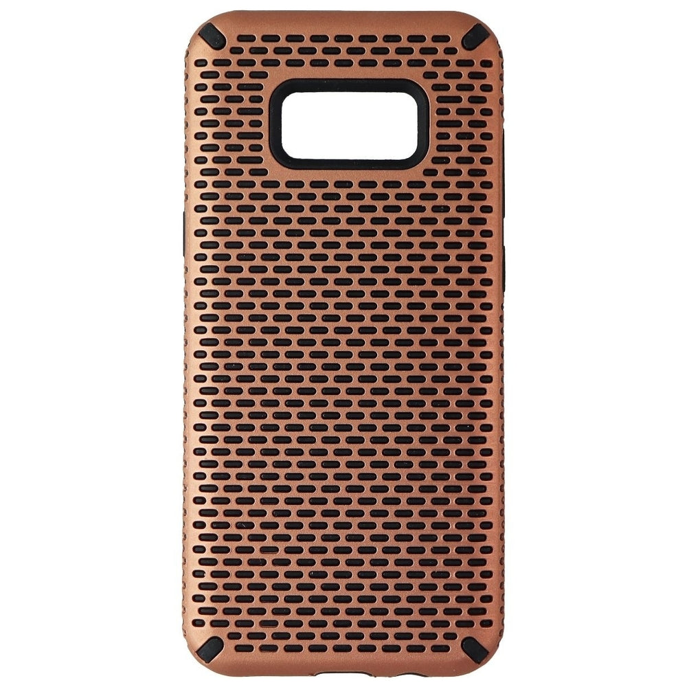 Zizo Echo Series Compatible with Samsung Galaxy S8 Plus Case Rose Gold Black Image 2