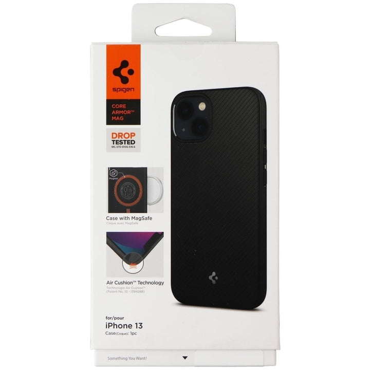 Spigen Core Armor Case for iPhone 13 - Matte Black Image 4