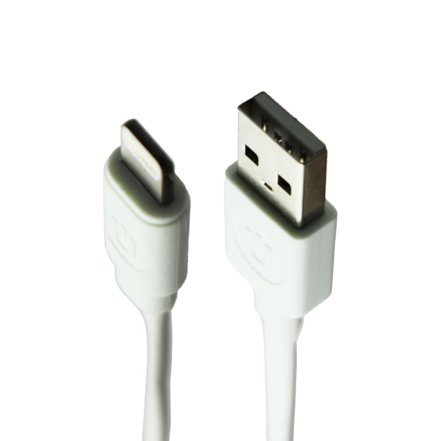 UBREAKIFIX (3-Ft) Flat Lightning 8-Pin to USB MFi Cable for iPhone - White Image 1