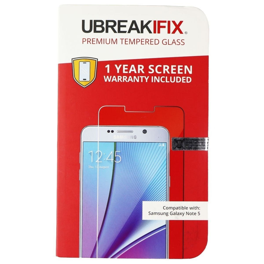 UBREAKIFIX Premium Tempered Glass for Samsung Galaxy Note5 - Clear Image 1