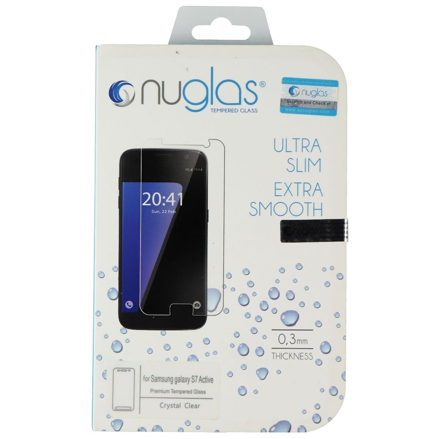 NuGlas Tempered Glass Screen Protector for Samsung Galaxy S7 Active - Clear Image 1