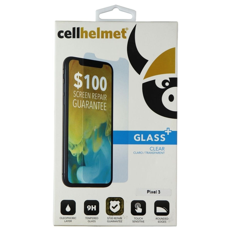 CellHelmet Glass+ Series Tempered Glass for Google Pixel 3 Smartphone Image 1