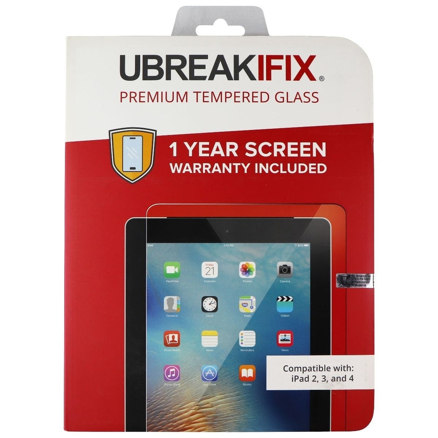 UBREAKIFIX Premium Tempered Glass for Apple iPad 4th/3rd/2nd Gen Image 1