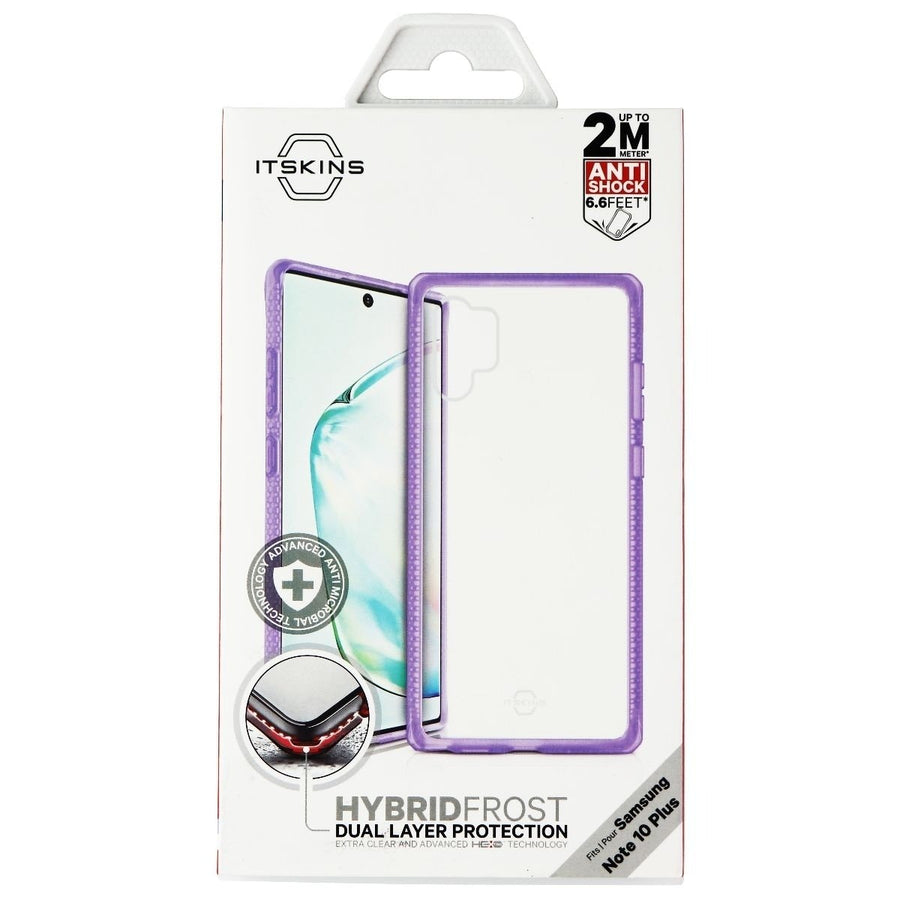 ITSKINS Hybrid Frost Hard Case for Samsung Galaxy (Note10+) - Purple/Clear Image 1