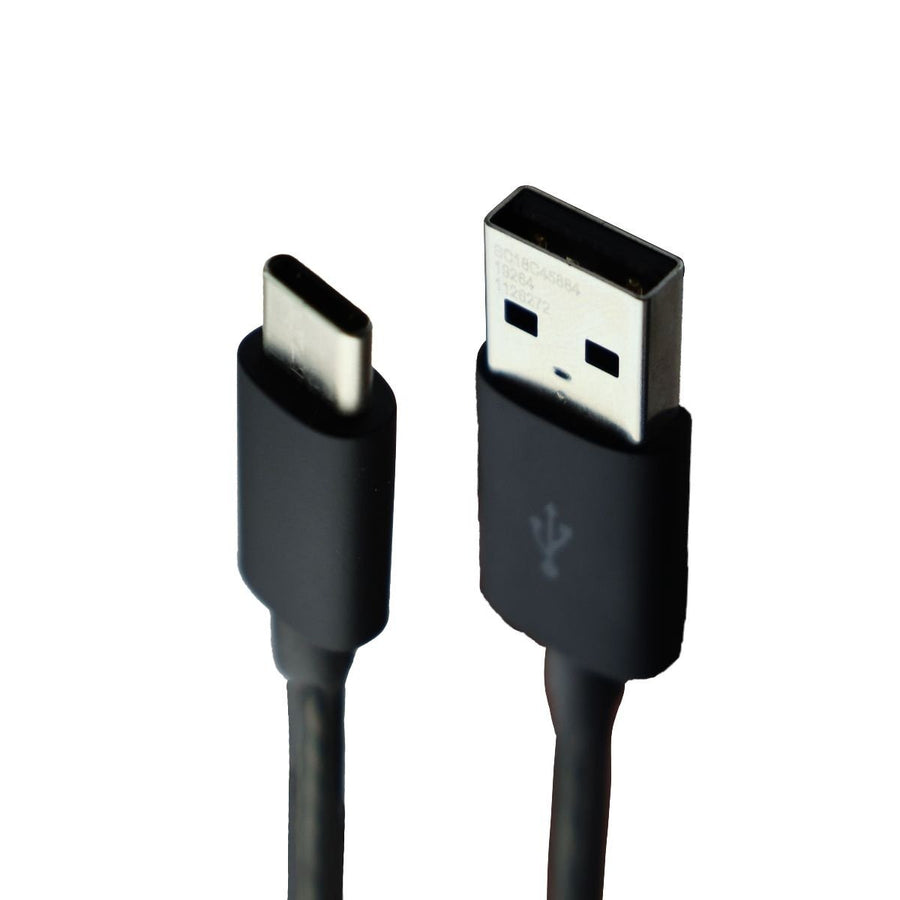Universal USB-C to USB Braided Cable (3.5FT) - Black/Gray Image 1