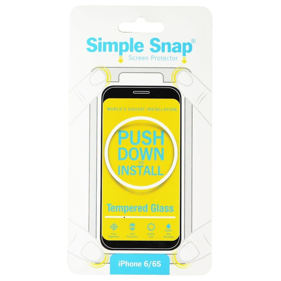 Simple Snap Tempered Glass Screen Protector for iPhone 6s/6 - Clear Image 1