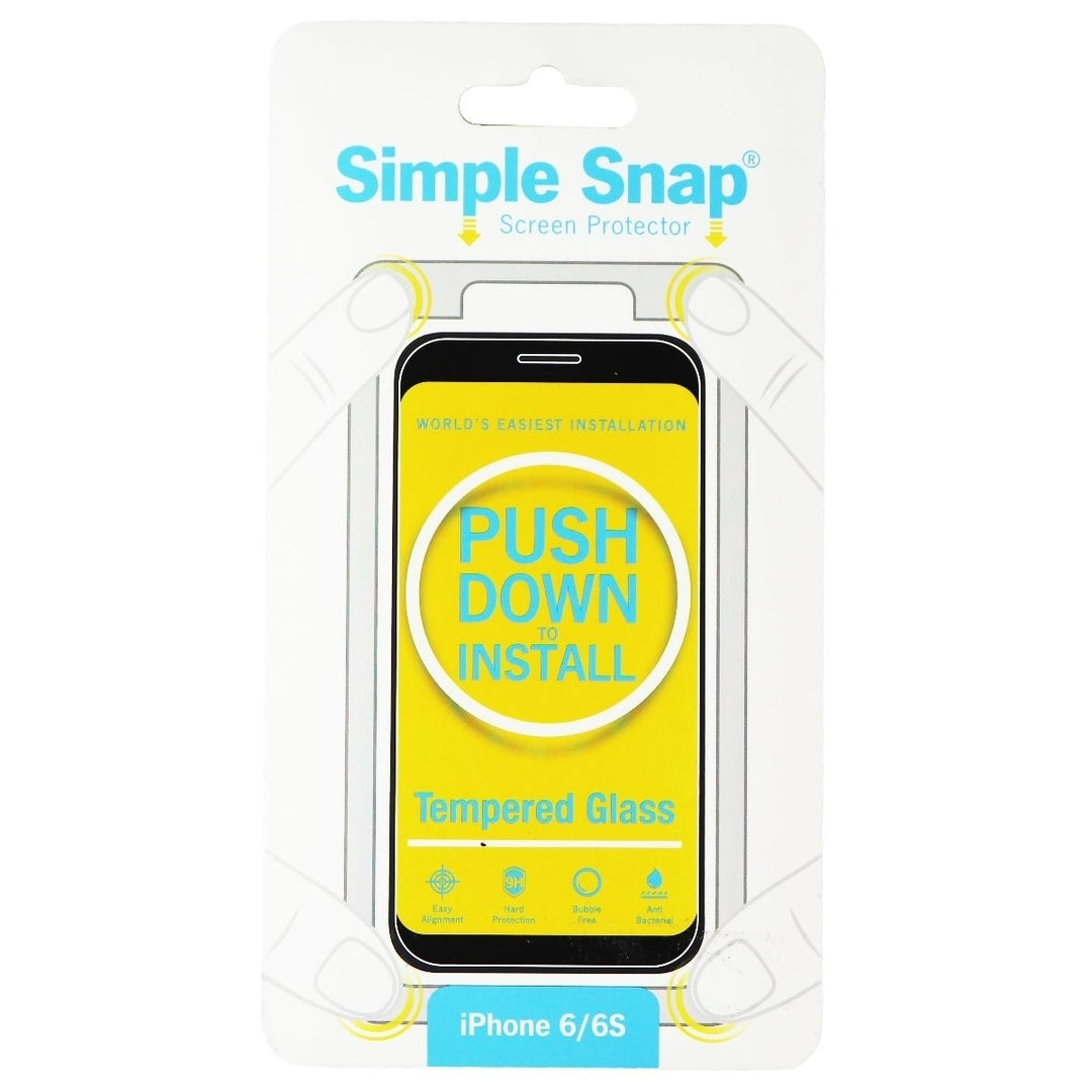 Simple Snap Tempered Glass Screen Protector for iPhone 6s/6 - Clear Image 1