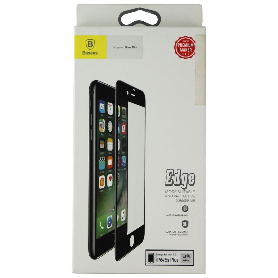 Baseus Arc Tempered Glass Film for Apple iPhone 6/6S Plus - White Image 1