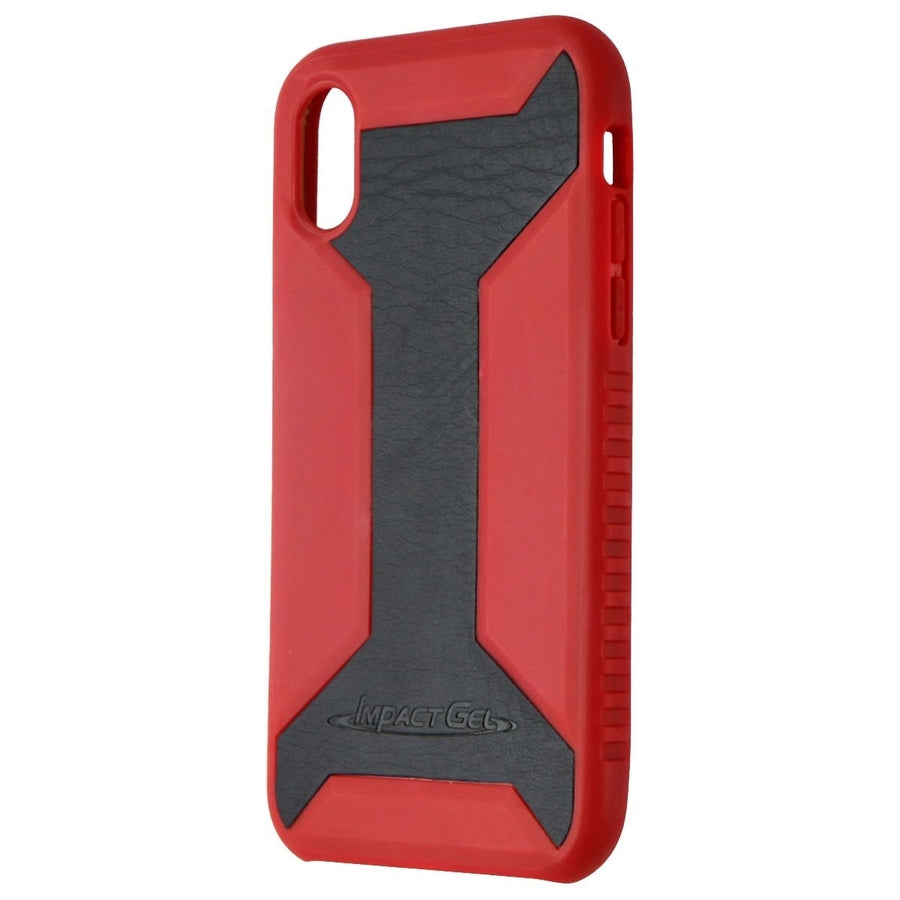 ImpactGel Warrior Series Case for Apple iPhone Xs/X - Red/Black Image 1