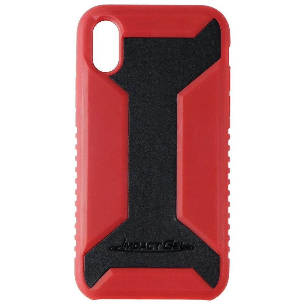 ImpactGel Warrior Series Case for Apple iPhone Xs/X - Red/Black Image 2
