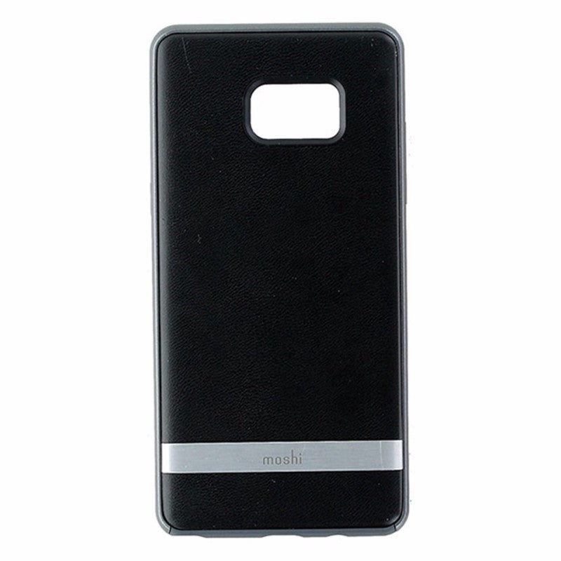 Moshi Napa Premium Leather Hybrid Case for Samsung Galaxy Note7 - Black / Gray Image 1
