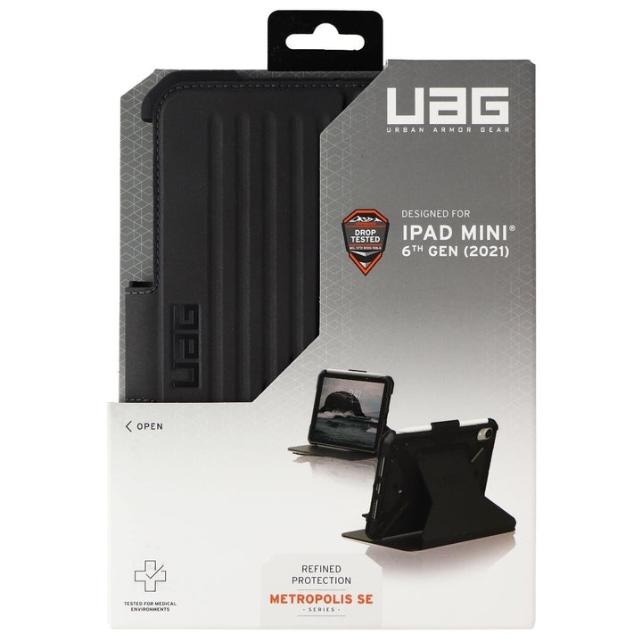 URBAN ARMOR GEAR Metropolis SE Series Case for iPad Mini (6th Gen) - Black Image 4