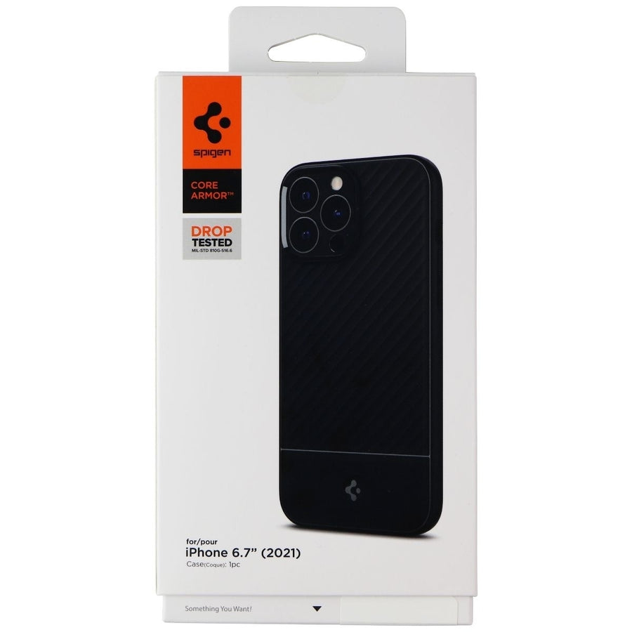 Spigen Core Armor Series Case for Apple iPhone 13 Pro Max - Black Image 1