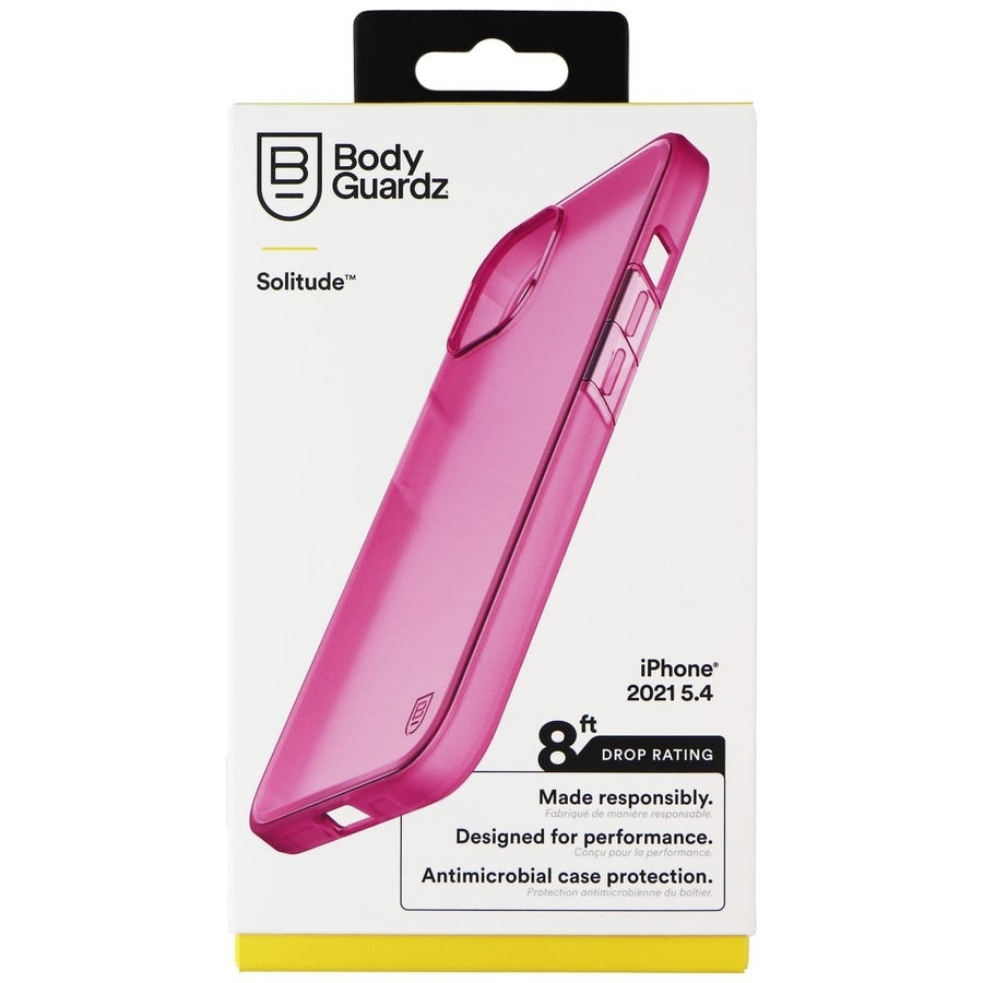 BodyGuardz Solitude Series Case for iPhone 13 Mini - Neon Pink Image 1