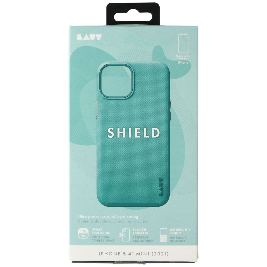 LAUT Shield Series Dual Layer Case for Apple iPhone 13 mini - Mint Image 1