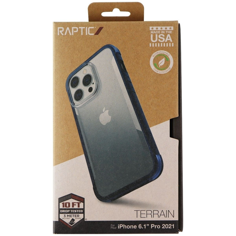 Raptic Terrain Series Hard Case for Apple iPhone 13 Pro - Blue/Clear Image 1