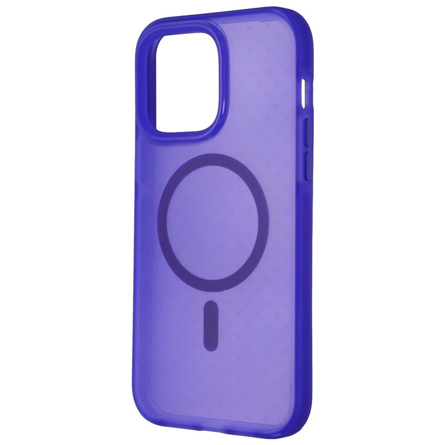 Tech21 Evo Check Flexible Gel Case for Apple iPhone 14 Pro Max - Wondrous Purple Image 1