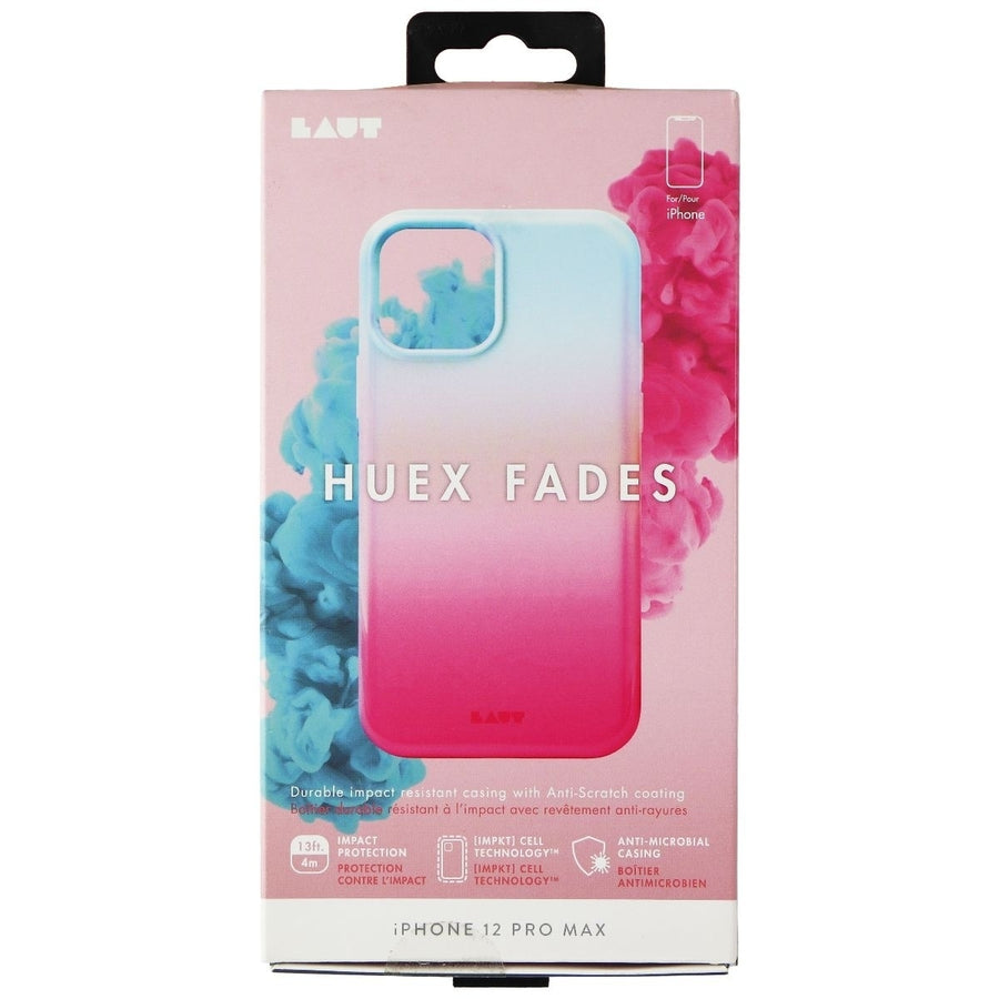 LAUT Huex Fades Impact Case for Apple iPhone 12 Pro Max - Summer Blue/Pink Image 1