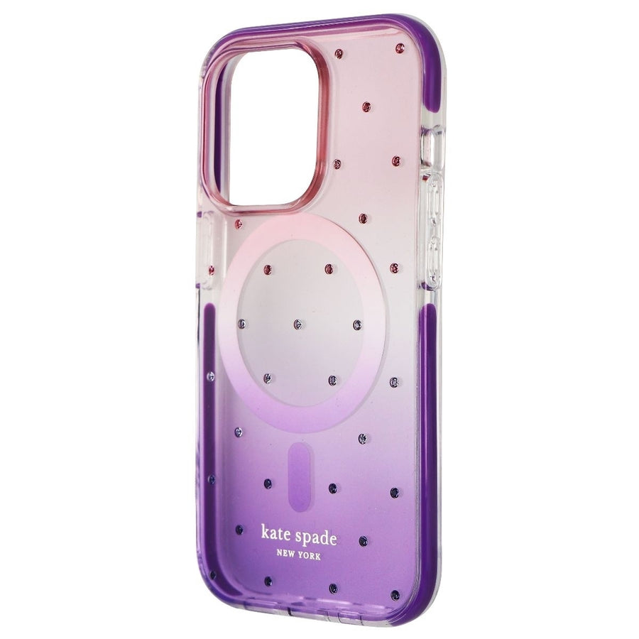 Kate Spade Defensive Case for MagSafe for iPhone 14 Pro - Ombre Pin Dot Image 1