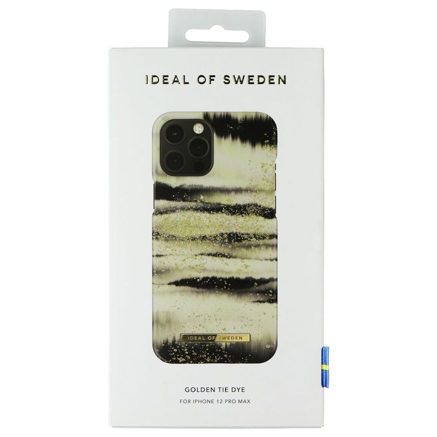 iDeal of Sweden Printed Case for Apple iPhone 12 Pro Max - Golden Tie Dye Image 1