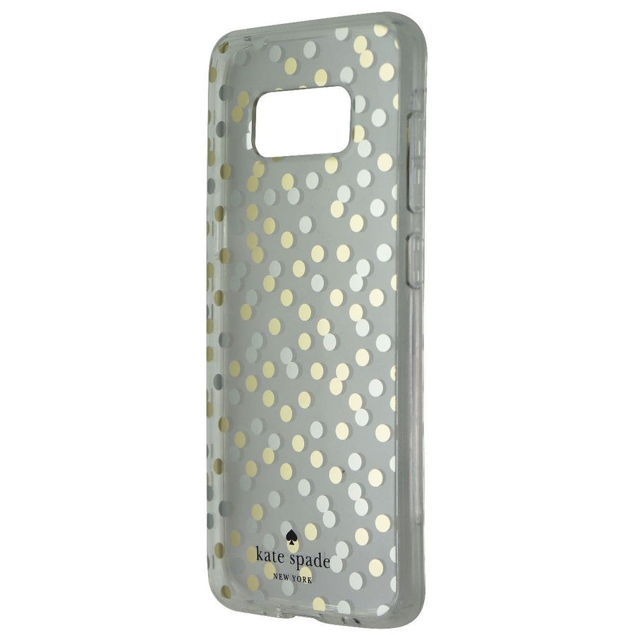 Kate Spade Hardshell Case for Galaxy S8 - Confetti Dot Clear/Gold/Silver Image 1